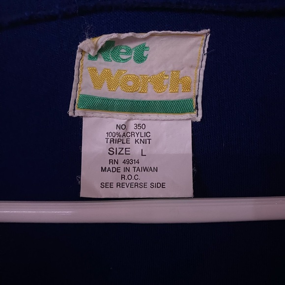 Vintage - Blue 80’s Jacket - Net Worth - Large - Picture 3 of 4